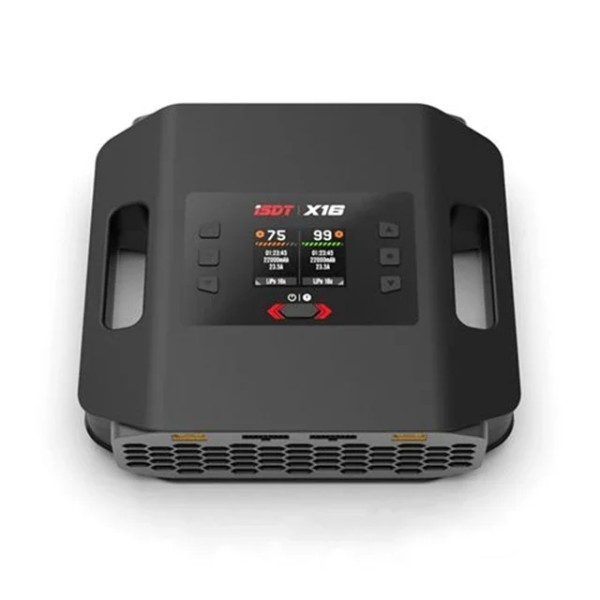 Hot ISDT X16 1100Wx2 20Ax2 Dual Channel AC/DC 16S Smart Battery Charger for 2-16S Life/LiPo/LiHv/ULiHv Battery Balance Charger